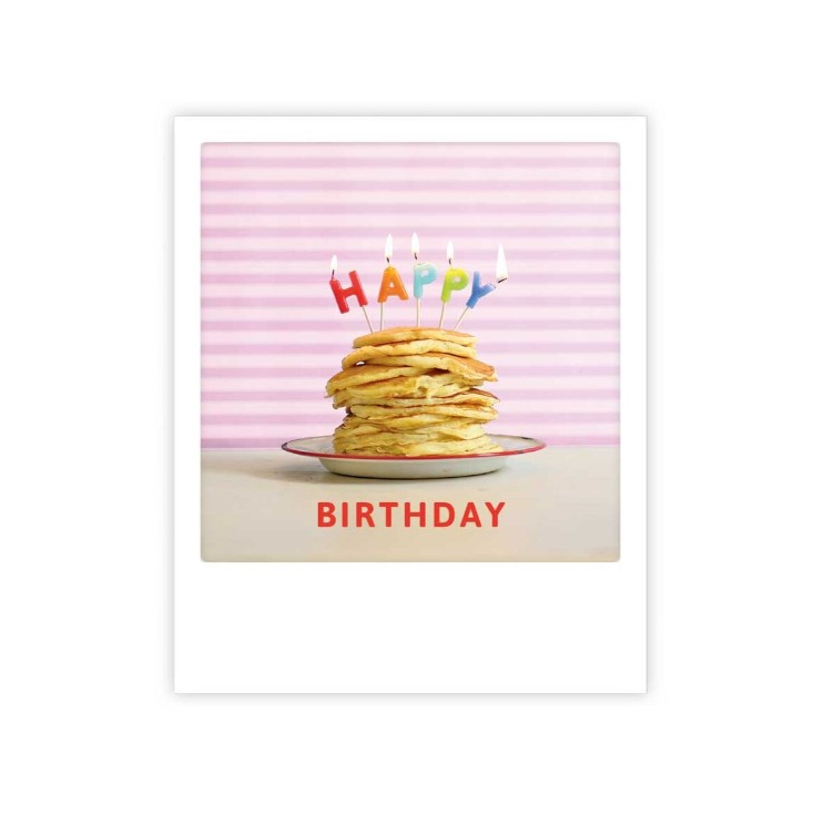 Carte postale Happy birthday candles ZG0443EN