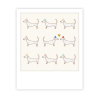 Mini carte postale - Dackelliebe - MP0856