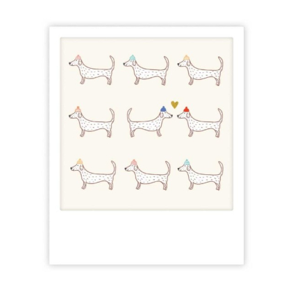 Mini carte postale - Dackelliebe - MP0856