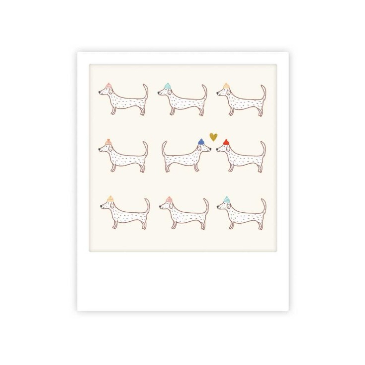 Mini carte postale - Dackelliebe - MP0856