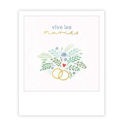 Mini carte postale - Vive les mariés - MP0907FR