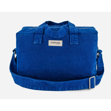 Sauval - Le city bag en coton recyclé - Venice Blue - printemps/été 2025