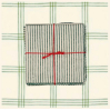 Serviette de table en tissu - Stripe - Sapin