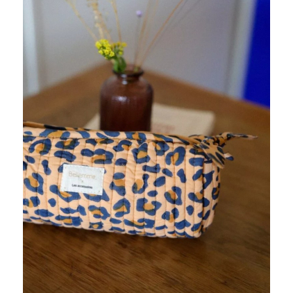 Trousse d'écolier - Léopard Camel