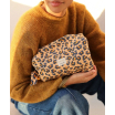 Grande trousse de toilette - Léopard Camel