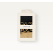 Pack de 3 chaussettes - Paillettes et léopard noir doré