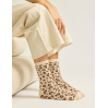 Pack de 3 chaussettes - Léopard beige