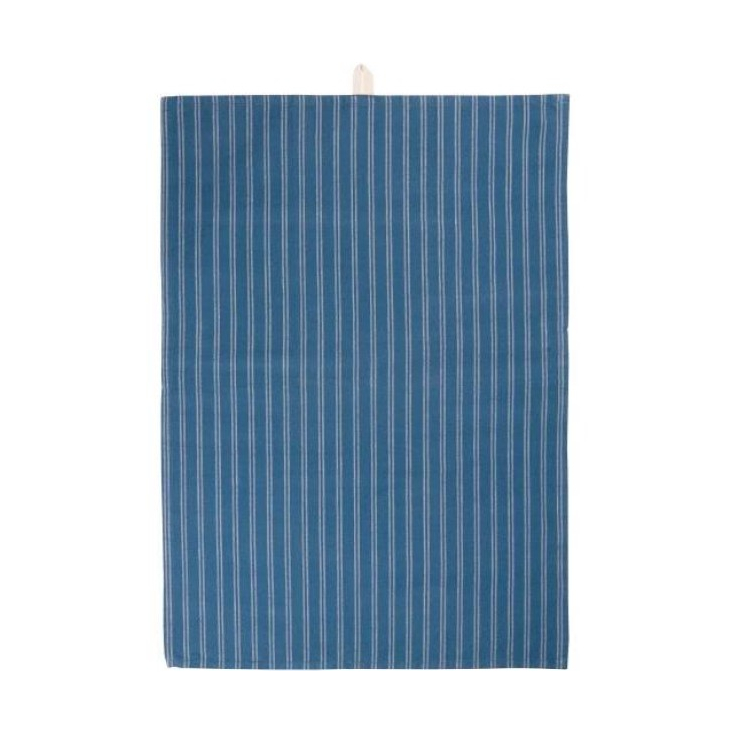 Tea Towel Samuel - dark blue thin natural stripes - 66160-39