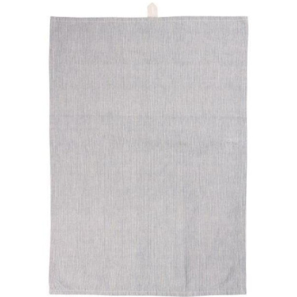 Tea Towel Bertram - dark blue and natural stripes - 66161-39