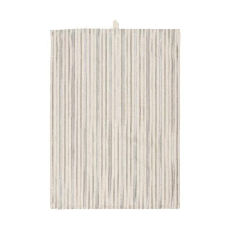 Tea Towel Kasper - natural with dark blue stripes - 66172-39