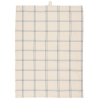 Tea Towel Ebbe - natural with dark blue checkered pattern - 66173-39