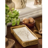 Serviettes en papier - Brown flower silhouette - 16 pces - 95942-14