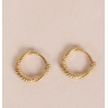 Boucle d'oreille à la pièce - Torsades
