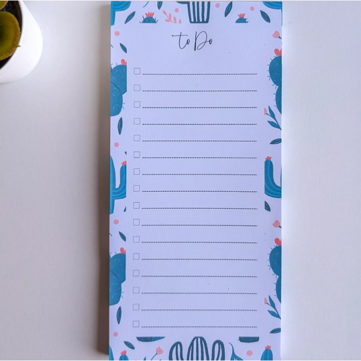 To-Do List - Cactus et fleurs