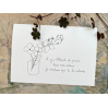 Carte Postale Double - Mon Silence