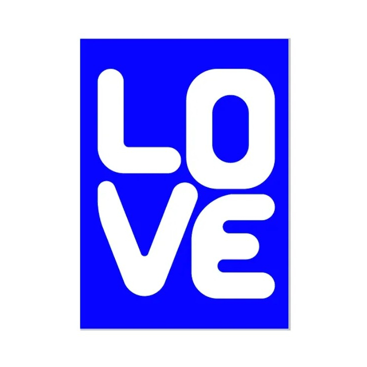 Carnet - Love bleu