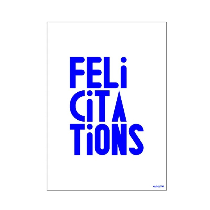 Carte A5 - Félicitations