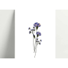 Carte simple - Blue Carnation