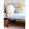 Coussin en lin couleur aqua "Pretty"