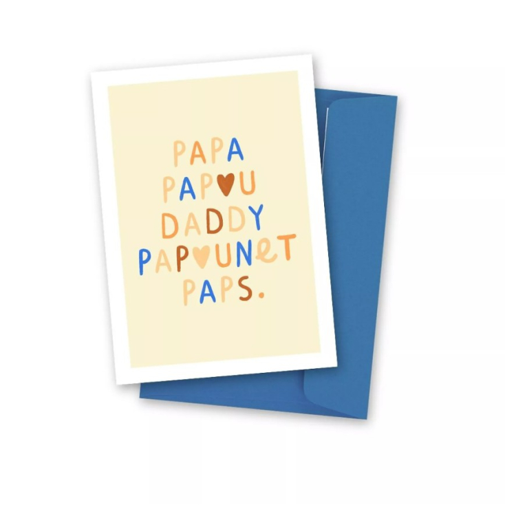 Carte postale - Papa