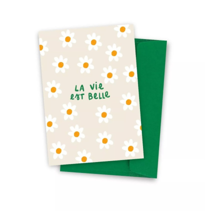 Carte postale - La vie est belle
