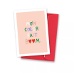 Carte postale avec enveloppe - Mon coeur fait boom