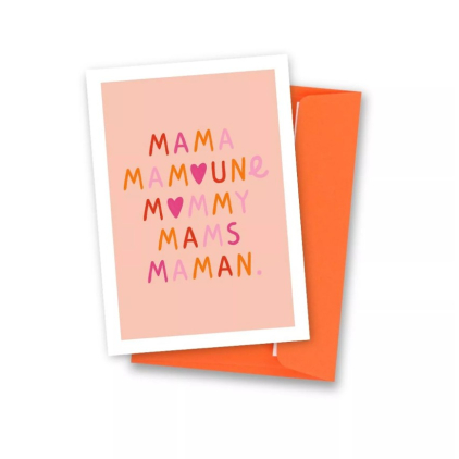 Carte postale - Maman