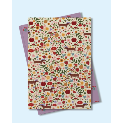 Carnet A5 - Liberty chien