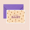 Carte avec enveloppe - Welcome Baby