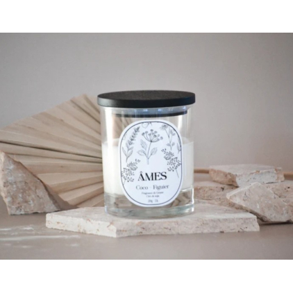 Bougie moyenne - Fleur de coton - 200g