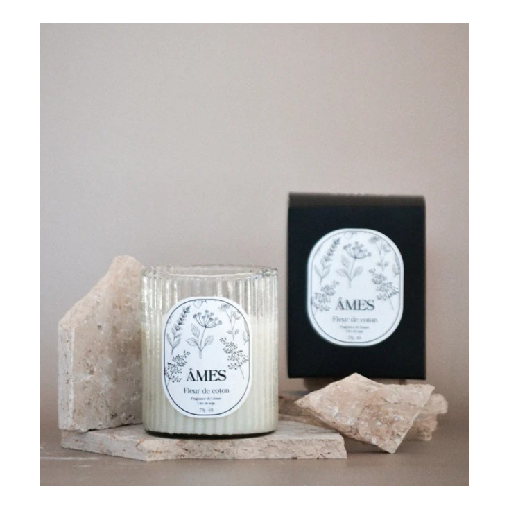 Grande bougie - Fleur de coton - 270g