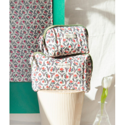 Trousse maquillage - Flora - Crème