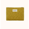 Mini pochette Mana - Damassé - Golden Lime