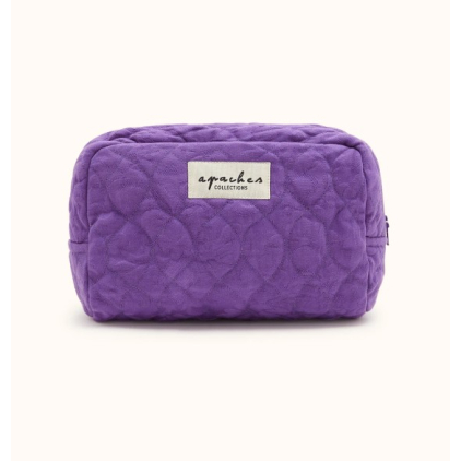 Petite trousse Gaya - Damassé - Dahlia