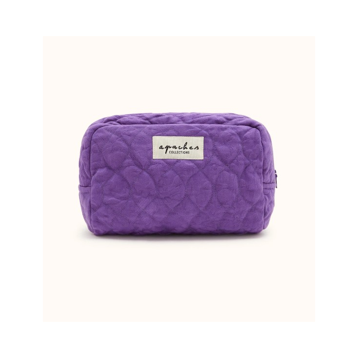 Petite trousse Gaya - Damassé - Dahlia