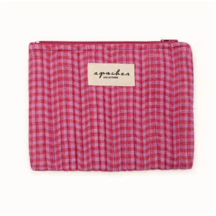 Mini pochette Mana - Khadi - Fuschia