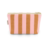 Pochette Sofia - Rayures - Caramel / strawberry