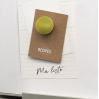 Pack de 6 petites boules magnétiques en bois - mix de couleurs