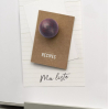Pack de 3 petites boules magnétiques en bois - orange, rose, bordeaux