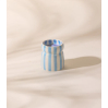 Bougie en céramique - Cabana Blue Striped - Lost At Sea