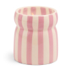 Bougie en céramique - Cabana Lavender Striped - Grecian Sand