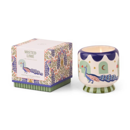 Bougie en céramique - A dopo - Peacock - 226g - Misted Lime