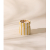 Bougie en céramique - Cabana Ochre Striped - Gold Coast
