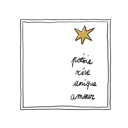 Serviettes en papier - poésie - pack de 20 - 017811