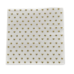 Serviettes en papier - coeurs dorés - pack de 20 - 016416