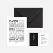 Carte postale avec enveloppe - Maman chérie