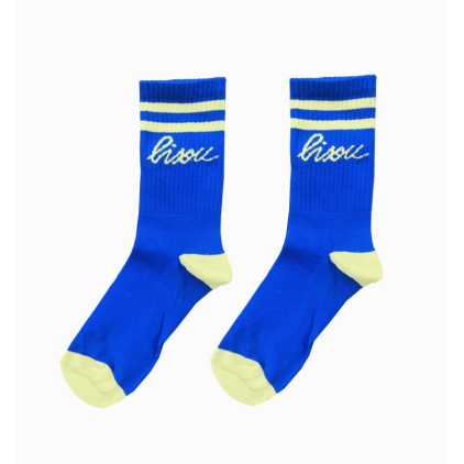 Chaussettes - Bisous (taille 38/40) - bleu