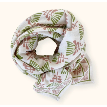 Foulard Latika - Tresse - Celery