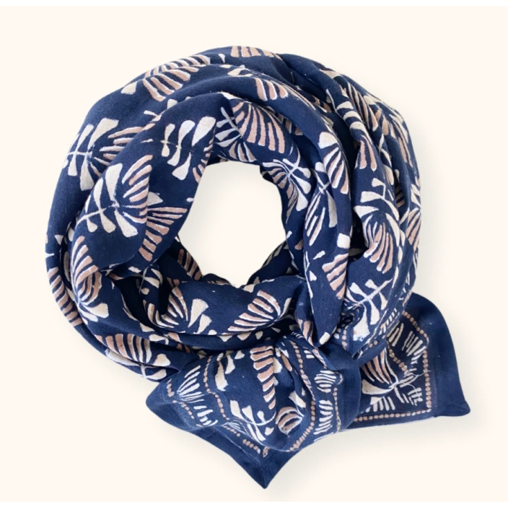 Foulard Latika - Tresse - Graphite