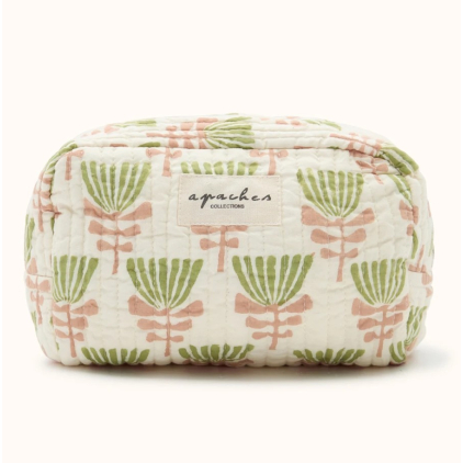 Petite trousse Gaya - Tresse - Celery